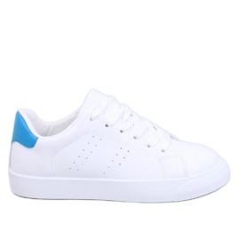 Minar Blue women's sneakers white