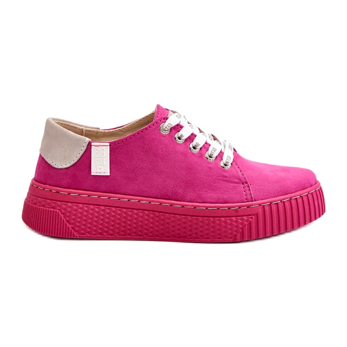 Women's Sneakers Memory Foam System Big Star NN276004 Fuchsia pink