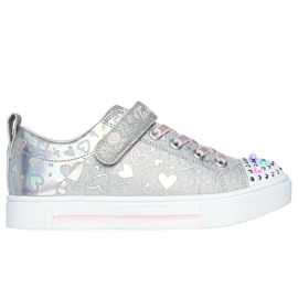 Skechers Led Heather Charms Shoes 314787L Gysl silver