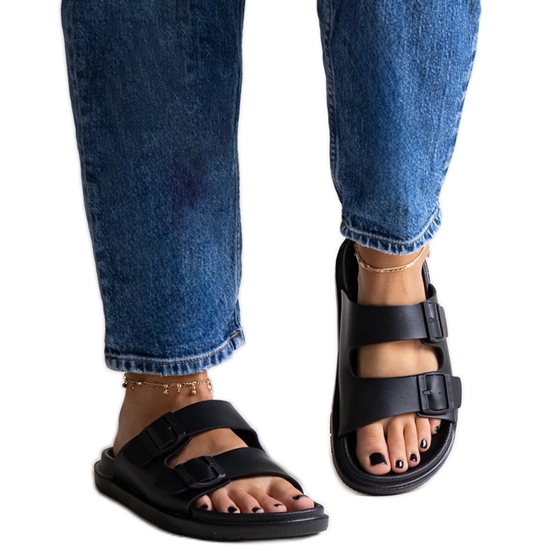 Black Big Star NN274A750 flip-flops