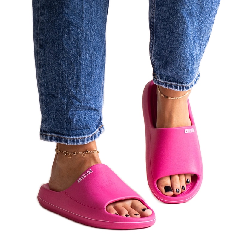 Dark pink Big Star NN274A041 flip-flops