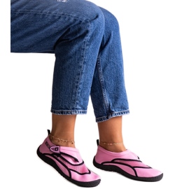 Sporty pink Big Star NN274A804 water shoes roses and purples