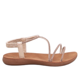 Prostis Gold lightweight women's sandals golden