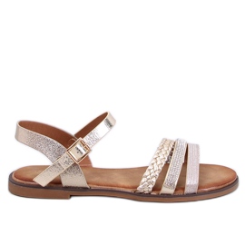 Pasini Gold women's sandals golden