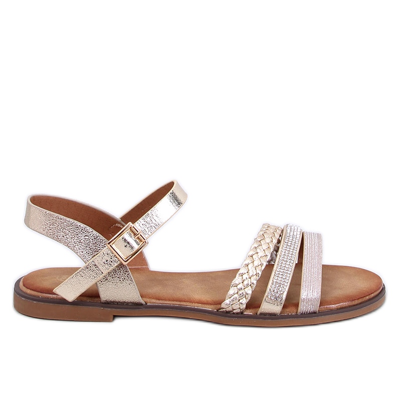 Pasini Gold women's sandals golden