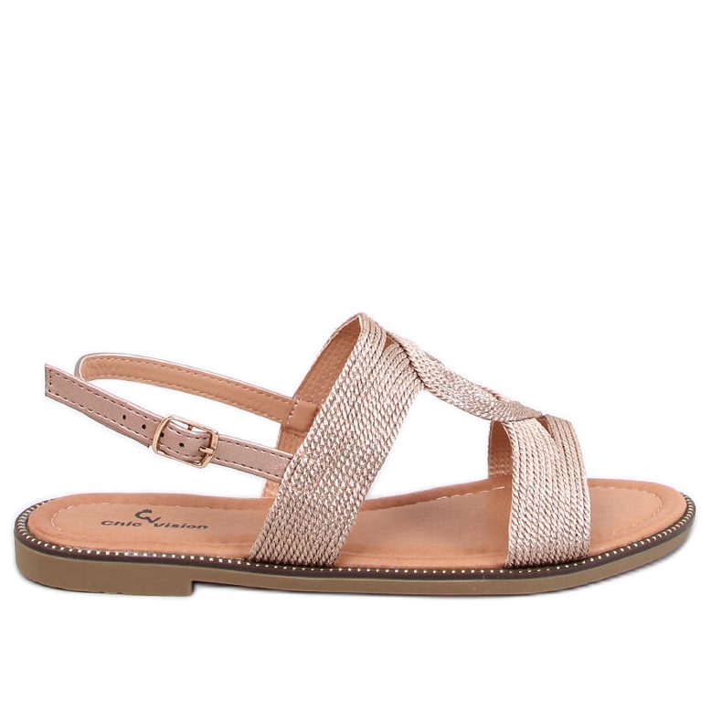 Vernay Champagne women's sandals pink