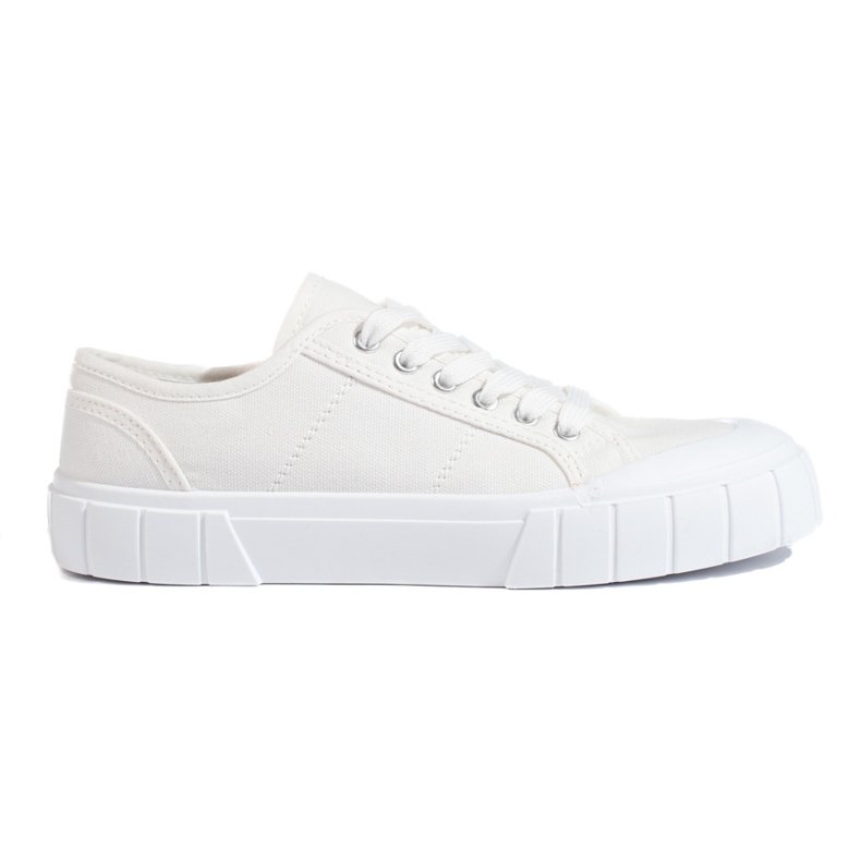 Comfortable women's white sneakers
