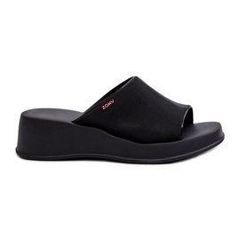 Scented Women's Wedge Flip-Flops ZAXY LL285084 Black