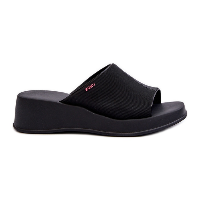 Scented Women's Wedge Flip-Flops ZAXY LL285084 Black