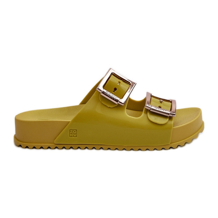 Women's Smooth Slides ZAXY LL285077 Lime green