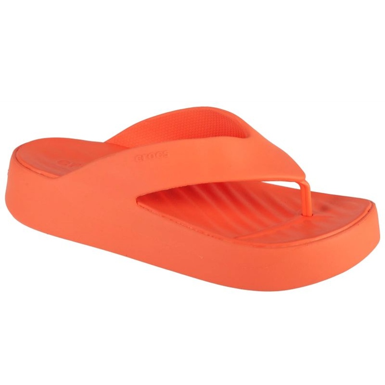 Crocs Gataway Platform Flip W 209410-84F flip-flops orange Crocs Gataway Platform Flip W 209410-84F flip-flops orange