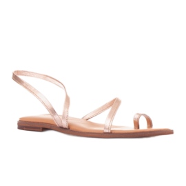 Marco Shoes Paphos sandals golden Marco Shoes Paphos sandals golden