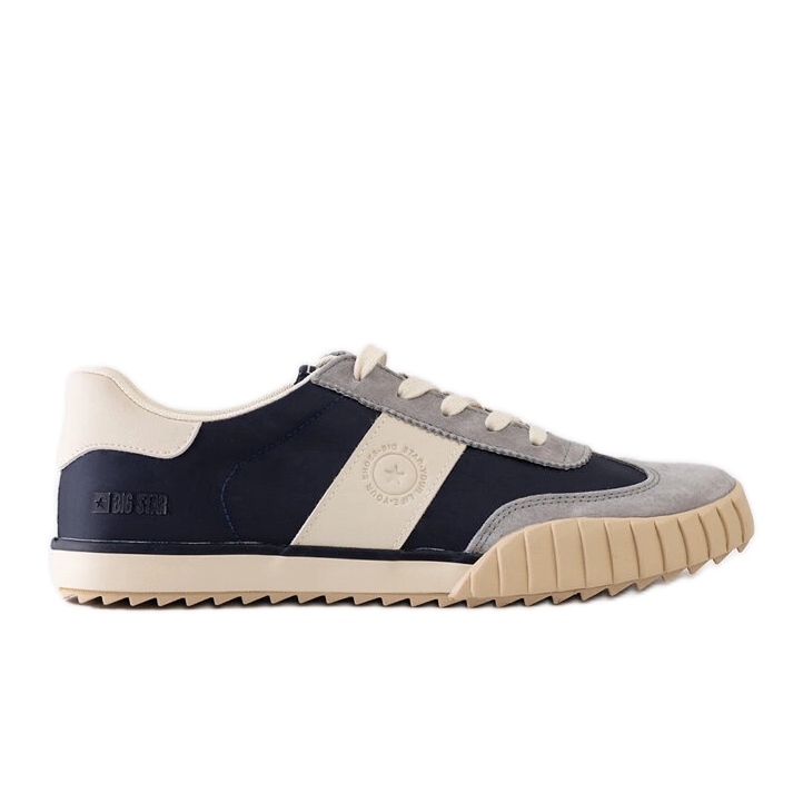Navy blue sneakers Big Star NN174516