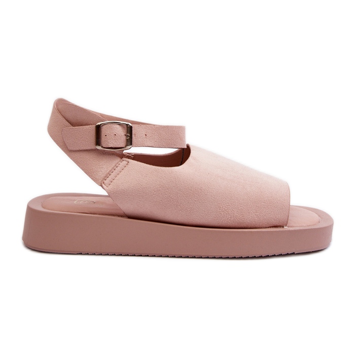 Comfortable Women's Platform Sandals, Pink Rubie