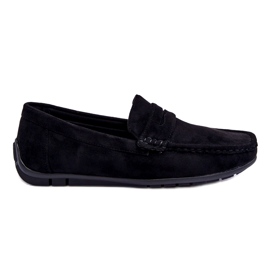 Confly Men's suede black loafers