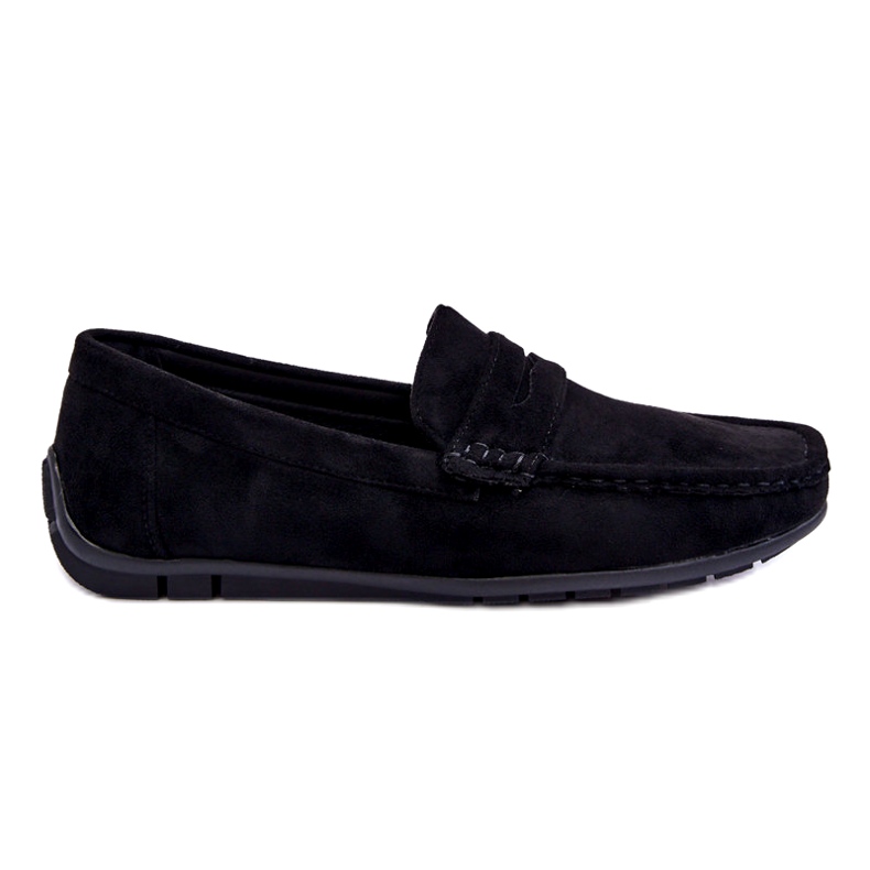 Confly Men's suede black loafers