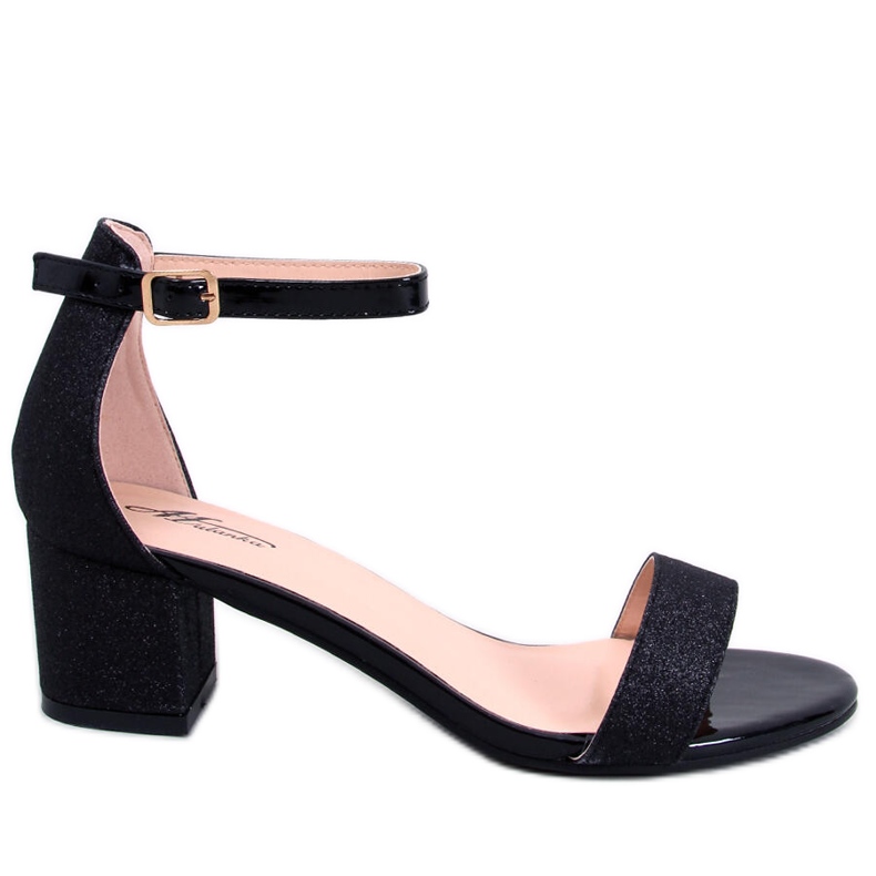 Costello Black heeled sandals