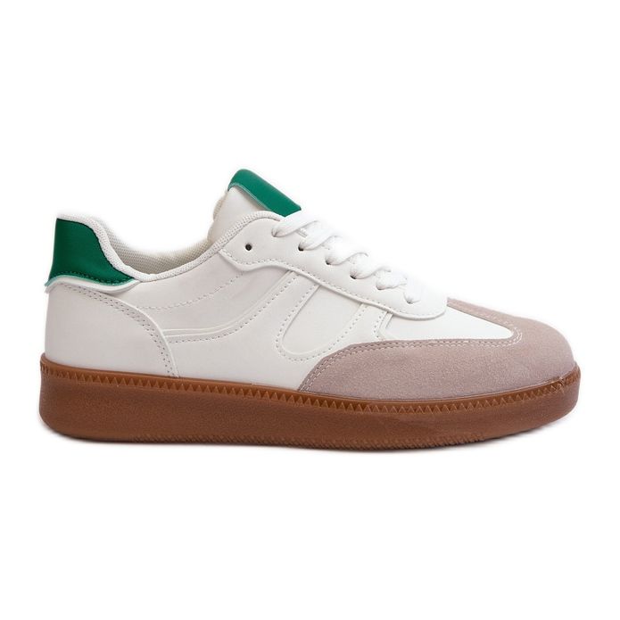 Women's Low Sports Sneakers, White Uvetta