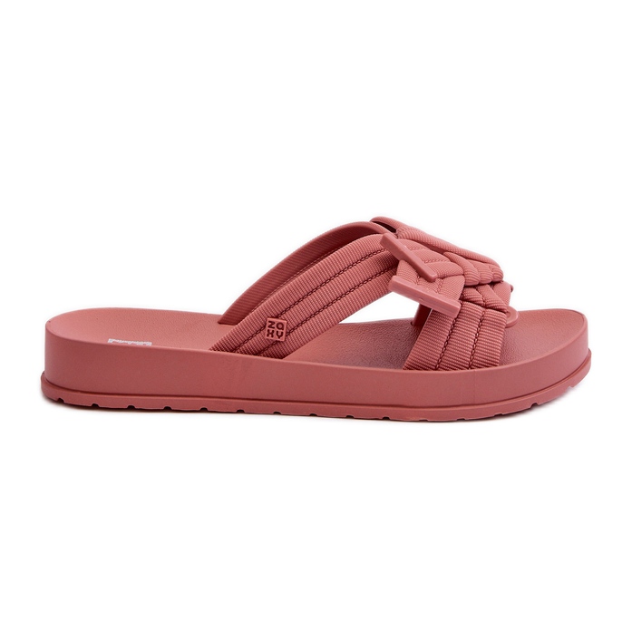 Scented Women's Flip-Flops With a Flat Sole ZAXY LL285097 Dirty Pink