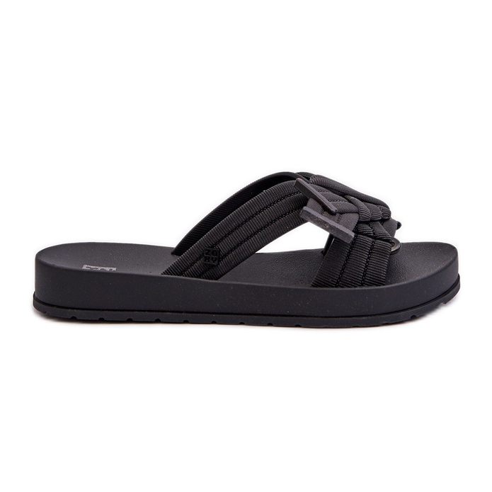 Fragrant Women's Flip-Flops With a Flat Sole ZAXY LL285096 Black