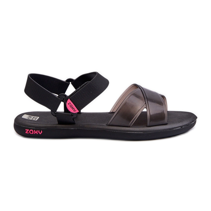 Fragrant Flat Sandals ZAXY JJ285011 Black