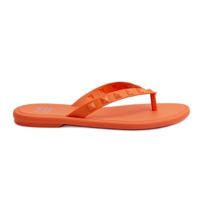 Women's Flat Flexible Flip-Flops ZAXY JJ285254 Orange