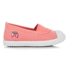 Girls' elastic sneakers pink Girls' elastic sneakers pink