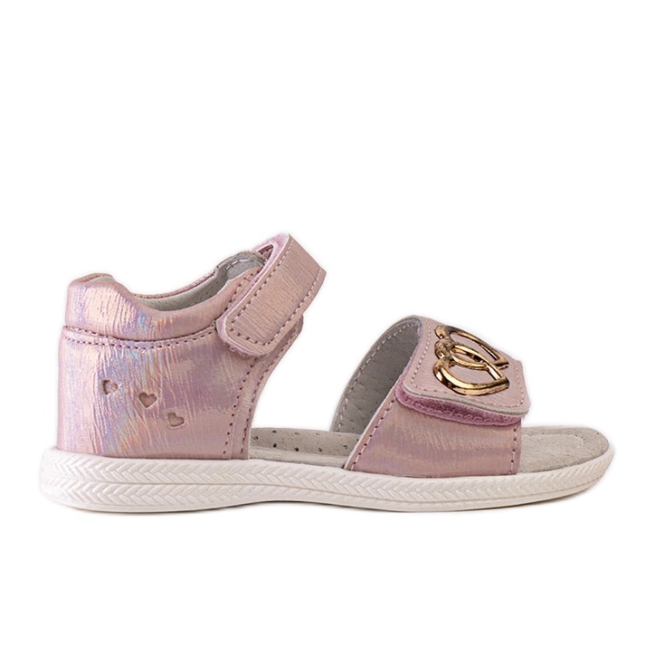 Miss Pink children's sandals with Minka leather insert Miss Pink children's sandals with Minka leather insert