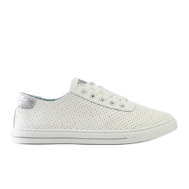 White perforated Ruala sneakers
