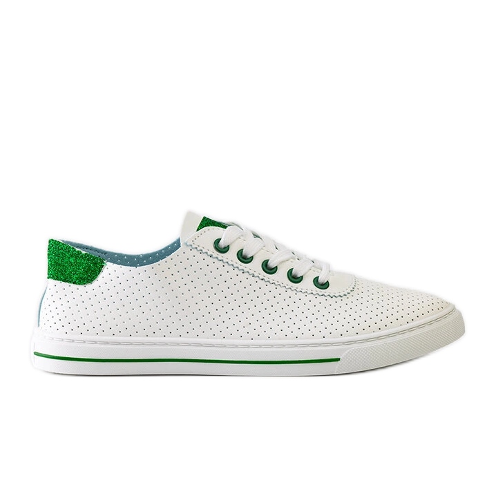 White perforated Ruala sneakers