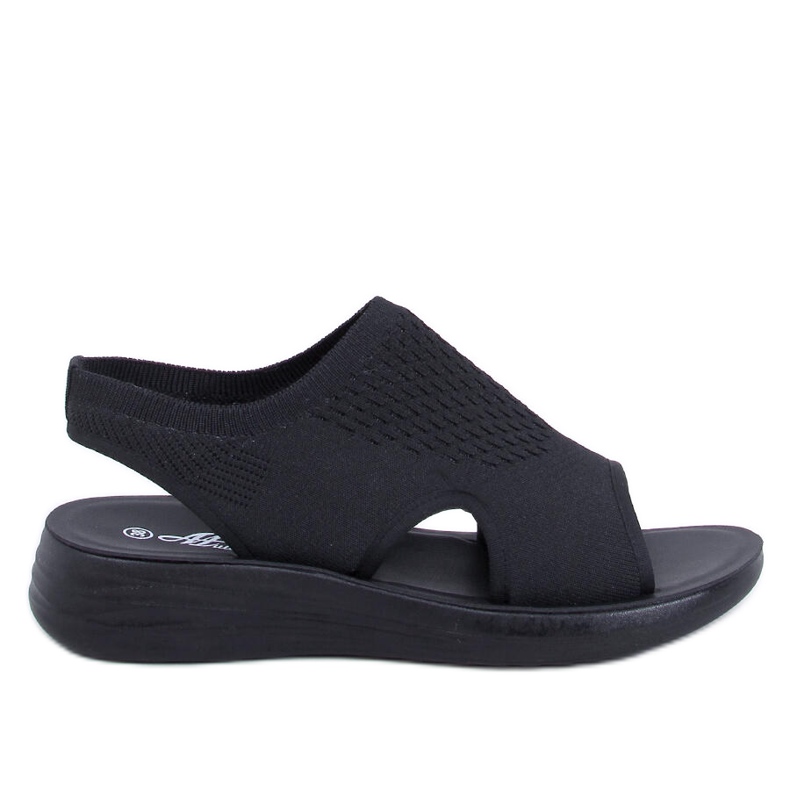 Aldos Black soft openwork sandals