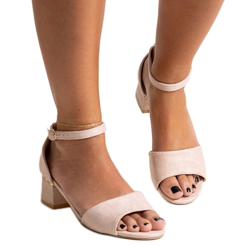 Beige classic Kinsela high-heeled sandals