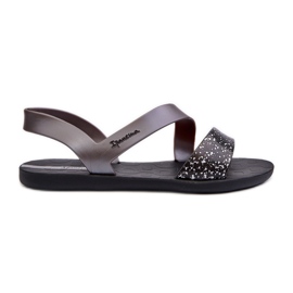 Women's Sandals 82429 Ipanema Vibe Sandal Fem Black and Silver Women's Sandals 82429 Ipanema Vibe Sandal Fem Black and Silver