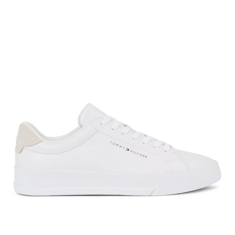 Tommy Hilfiger Court Leather M shoes FM0FM04971 Ybs white