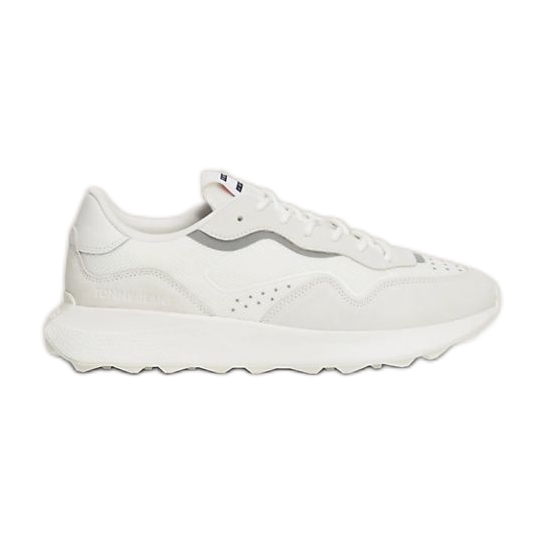 Tommy Hilfiger Runner Mix Meterial M shoes EM0EM01381YBL white