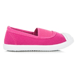 Girls' sneakers for an elastic band pink