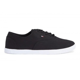 Tommy Hilfiger Canvas Lace Up Sneaker W FW0FW07805BDS black