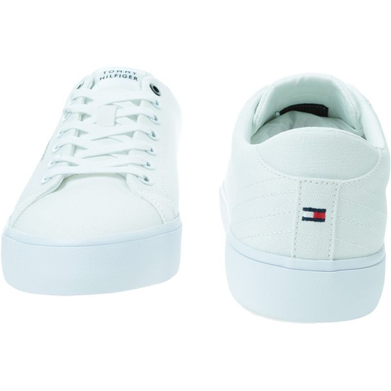 Tommy Hilfiger Hi Vulc Low Canvas M shoes FM0FM04882YBS white