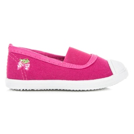 Girls' sneakers for an elastic band pink