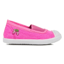 Girls' sneakers for an elastic band pink