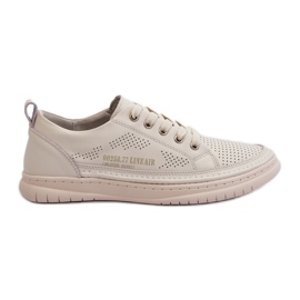 Women's Leather Sneakers Beige Cloesa black Women's Leather Sneakers Beige Cloesa black