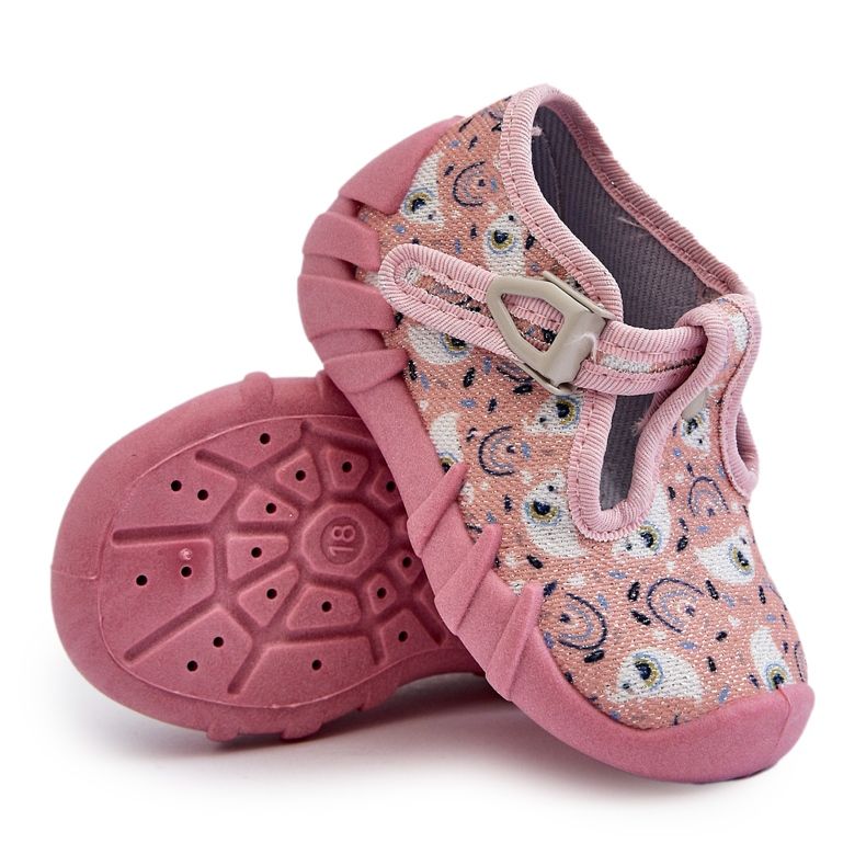 Comfortable Children's Slippers BEFADO 110N491 Pink Comfortable Children's Slippers BEFADO 110N491 Pink