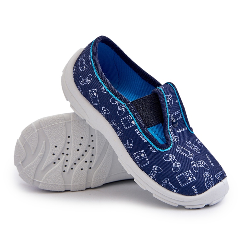 Befado Children's Slippers Slippers Shoes 975X182 Navy Blue