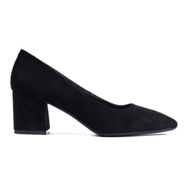 Suede women's pumps by Sergio Leone black Suede women's pumps by Sergio Leone black