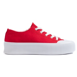 Red platform sneakers Red platform sneakers