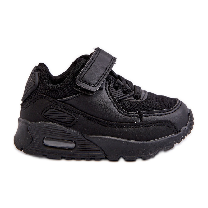 Children's Velcro Sneakers Black Krissandra Children's Velcro Sneakers Black Krissandra