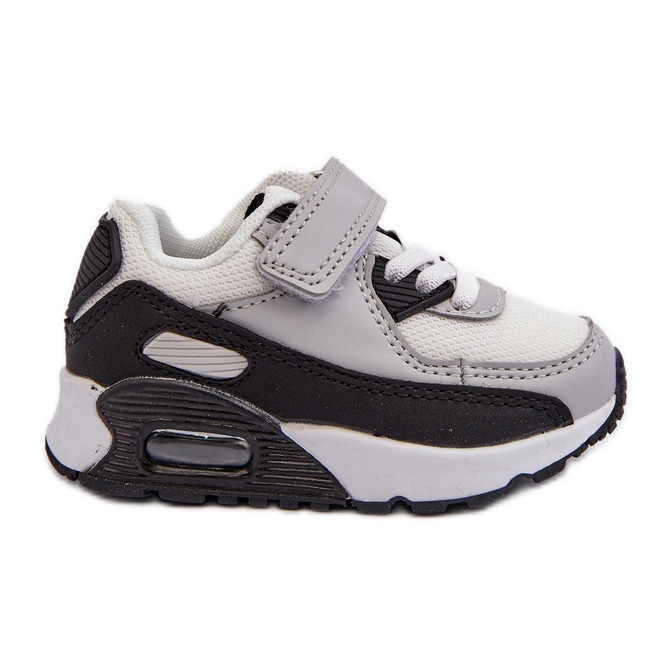 Children's Velcro Sneakers Gray Krissandra grey