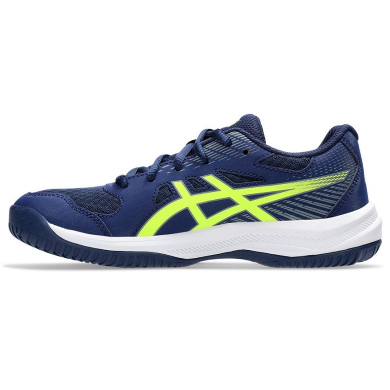Asics Upcourt 6 Gs Jr 1074A045 400 volleyball shoes blue Asics Upcourt 6 Gs Jr 1074A045 400 volleyball shoes blue