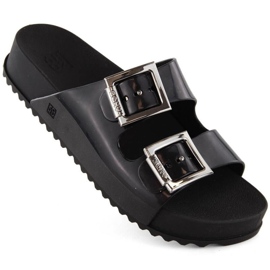 Comfortable scented slippers Zaxy W INT2005, black Comfortable scented slippers Zaxy W INT2005, black