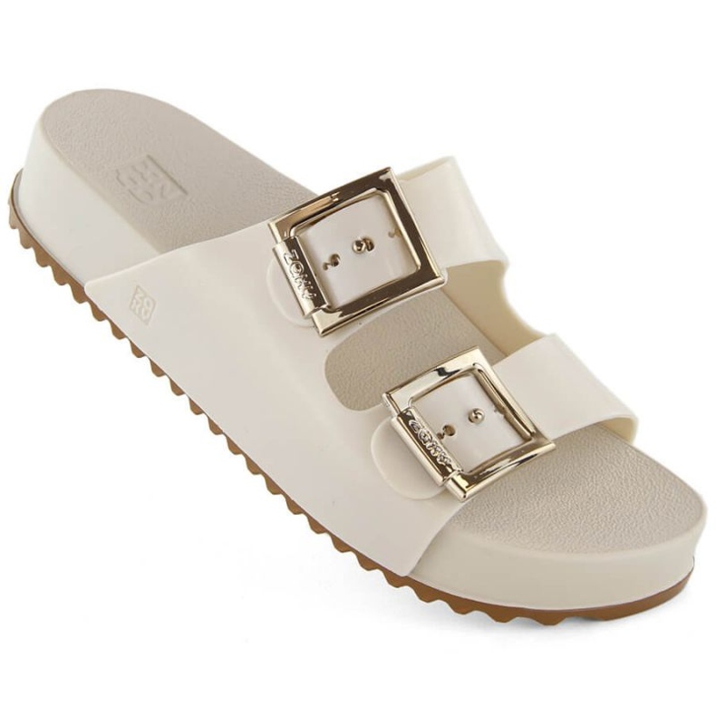 Comfortable scented slippers by Zaxy W INT2010 ecru beige